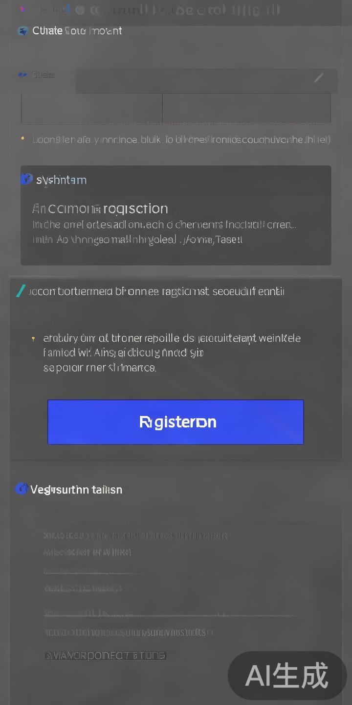 填写完毕后，点击“确认注册”或“提交”按钮。系统会
